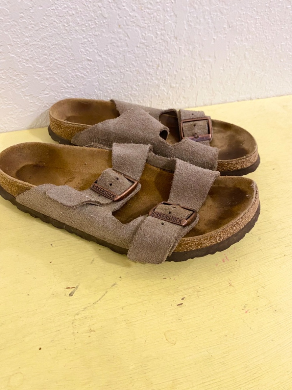 Birkenstock Arizona Size 38 Women’s Brown Sandals - Picture 2 of 9